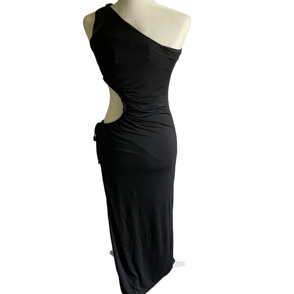 REVOLVE SNDYS Pamela Dress-Bod Con Dress-Side Cut Out-Black-Size 6-NWT - Picture 8 of 11